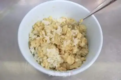 Make Low fat chicken rice step 4