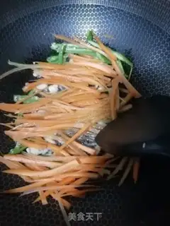 Make Carrot tofu step 1