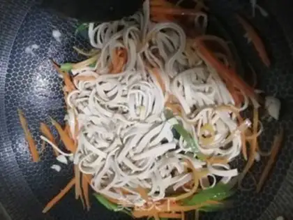 Make Carrot tofu step 2
