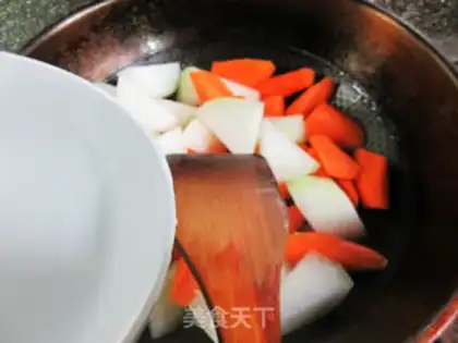 Make Carrots and melons step 2