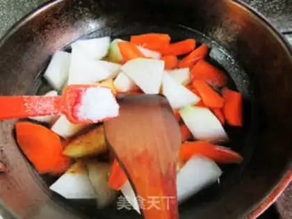 Make Carrots and melons step 4