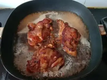 Make Garlic forks for chicken leg chops step 12