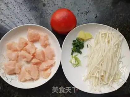 Make Tomato shrimp step 1