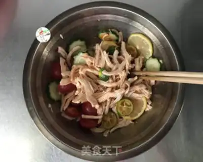 Make Thai sweet chicken salad step 9