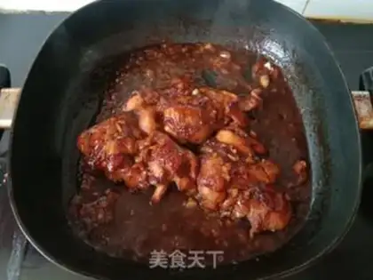 Make Garlic forks for chicken leg chops step 14