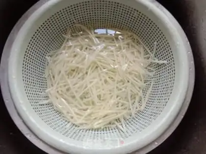 Make Frozen potatoes step 1