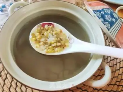 Make Green Bean lily soup step 3