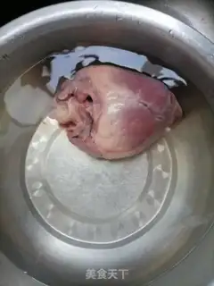 Make Pig heart Lotus soup step 0