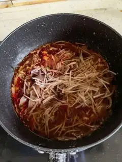 Make A red soup murmur fan step 2