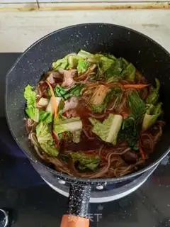 Make A red soup murmur fan step 3