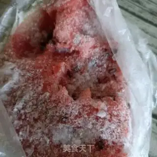 Make Orange watermelon smoothie step 1