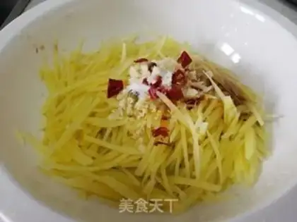 Make Frozen potatoes step 2