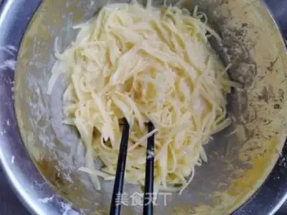Make Potato omelet step 2