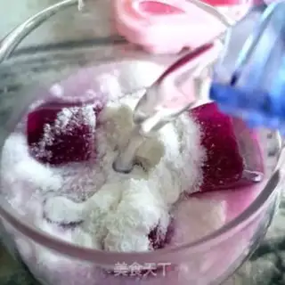 Make Coconut flamingo ice cream step 13