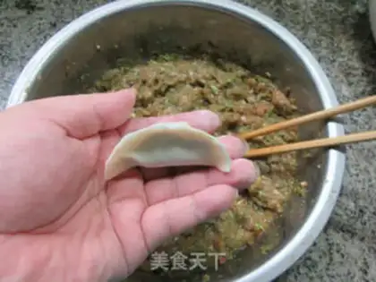 Make Frozen mushrooms, chicken-legs, chicken-pot stickers step 14