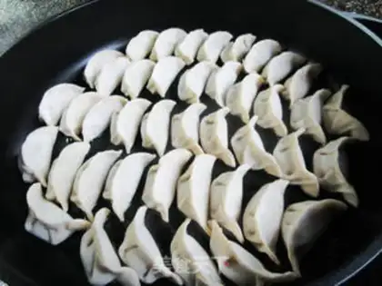 Make Frozen mushrooms, chicken-legs, chicken-pot stickers step 15