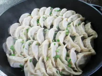 Make Frozen mushrooms, chicken-legs, chicken-pot stickers step 17