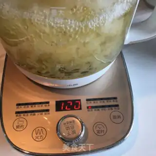 Make Ice cream, silver pear soup step 4