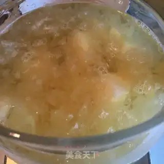 Make Ice cream, silver pear soup step 5