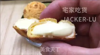 Make Souffle cream puff step 19