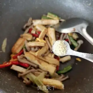 Make Crab mushrooms and tofu step 19
