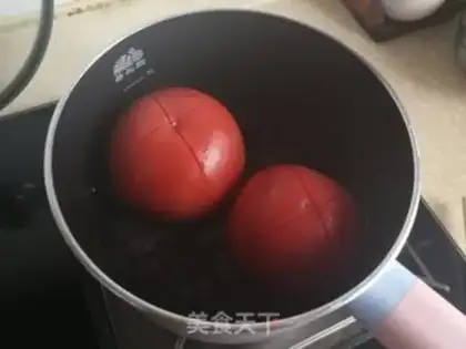 Make Sugar and tomato step 1
