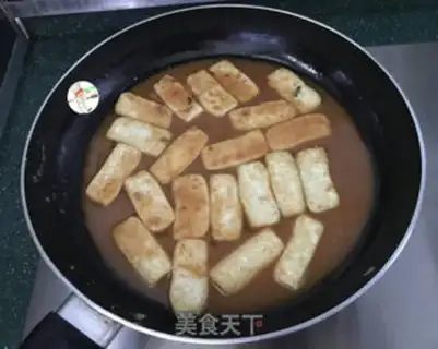 Make Thai sweet tofu step 8