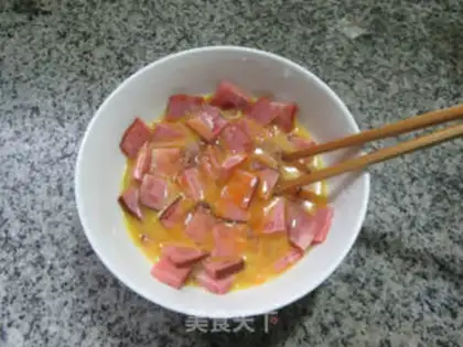 Make Roasted ham and eggs step 4