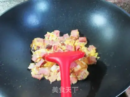 Make Roasted ham and eggs step 5