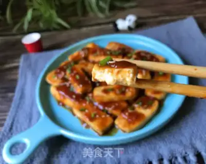 Make Thai sweet tofu step 12