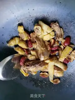 Make Red dates steam chicken step 2