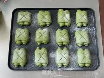 Make Scrambled milk rolls step 10