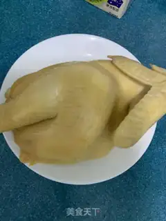 Make Chicken with green water step 1