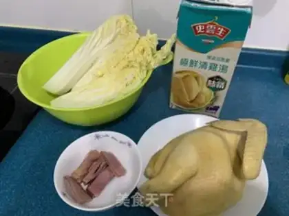 Make Chicken with green water step 2