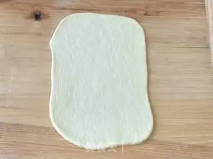 Make Coconut braids, bread step 7