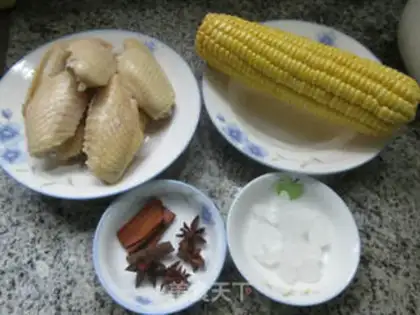 Make Sweet corn fried chicken wings step 0