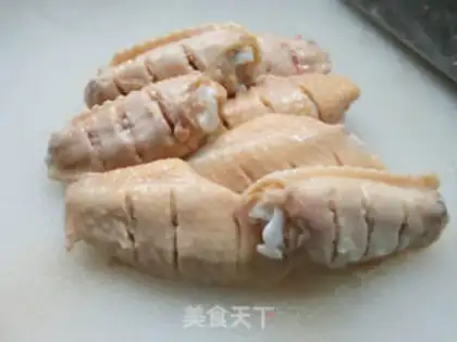Make Sweet corn fried chicken wings step 2