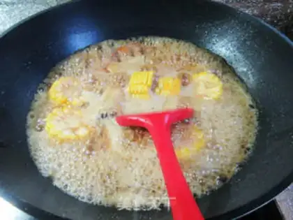 Make Sweet corn fried chicken wings step 11