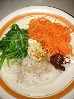 Make A spinach mix fan step 6