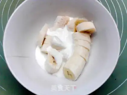 Make Banana ice cream step 1