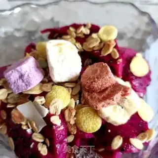 Make Milk cranberry bowl step 3
