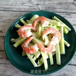 Make White cucumber with shrimp step 9