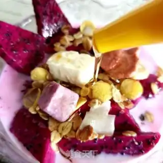 Make Milk cranberry bowl step 7