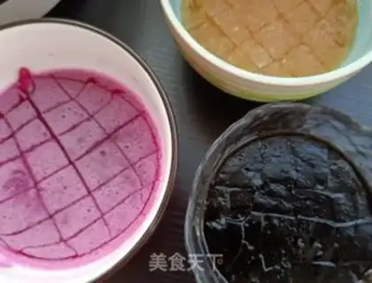 Make Coconut juice, three-colour jelly step 15