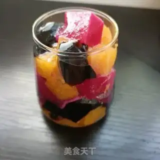 Make Coconut juice, three-colour jelly step 16