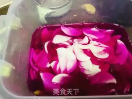 Make Dragon juice and radish step 7