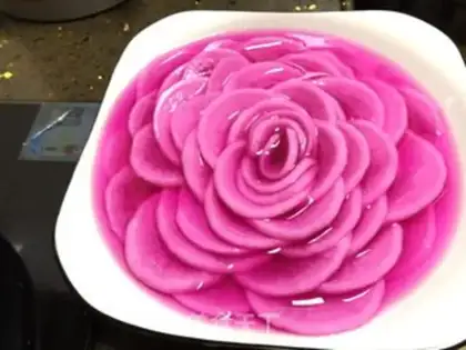 Make Dragon juice and radish step 11