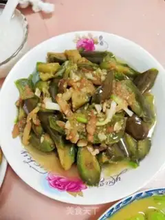 Make Tasty and delicious eggplant fried meat step 5