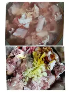 Make Scramble chicken step 1