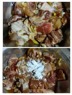 Make Scramble chicken step 2
